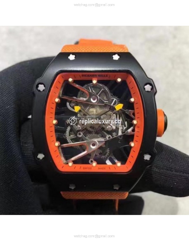 Richard Mille RM27-02 PVD Orange & Skeleton 