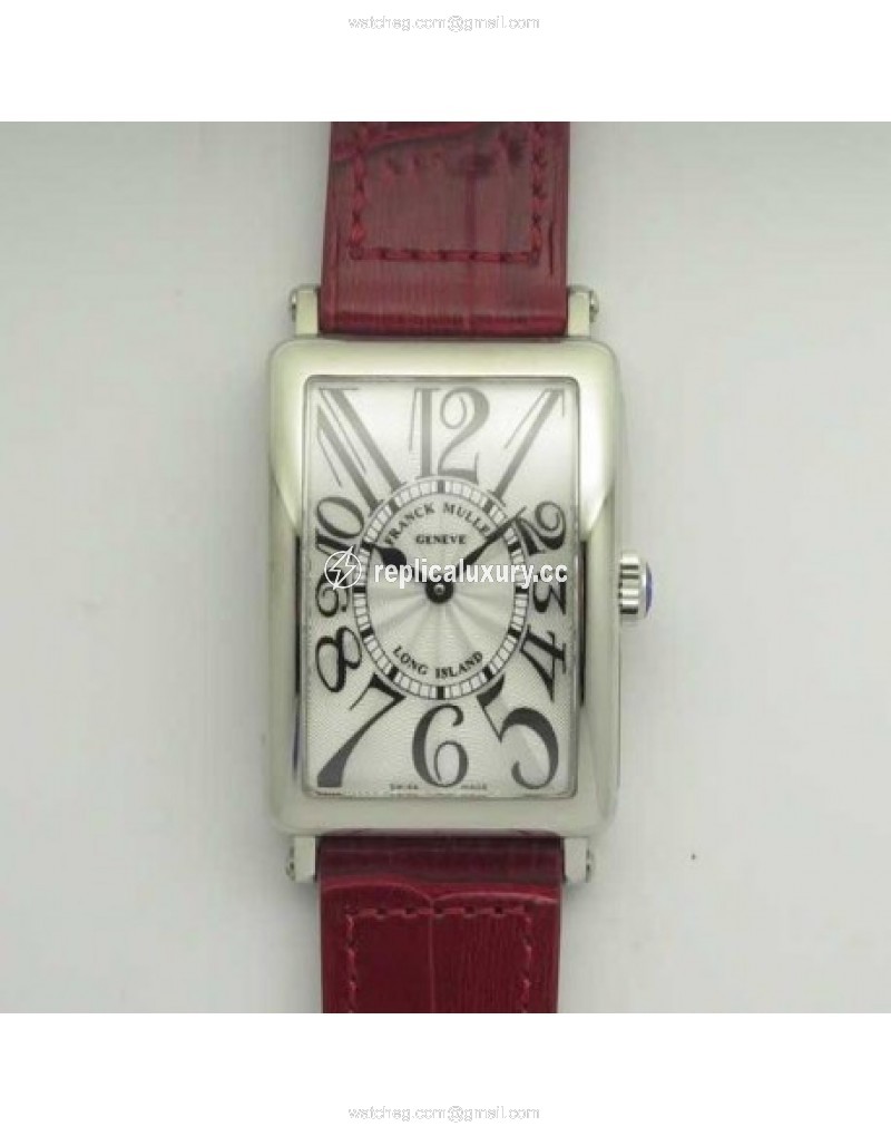 Franck Muller Ladies Long Island 1952 952 QZ GF Stainless Steel Silver 