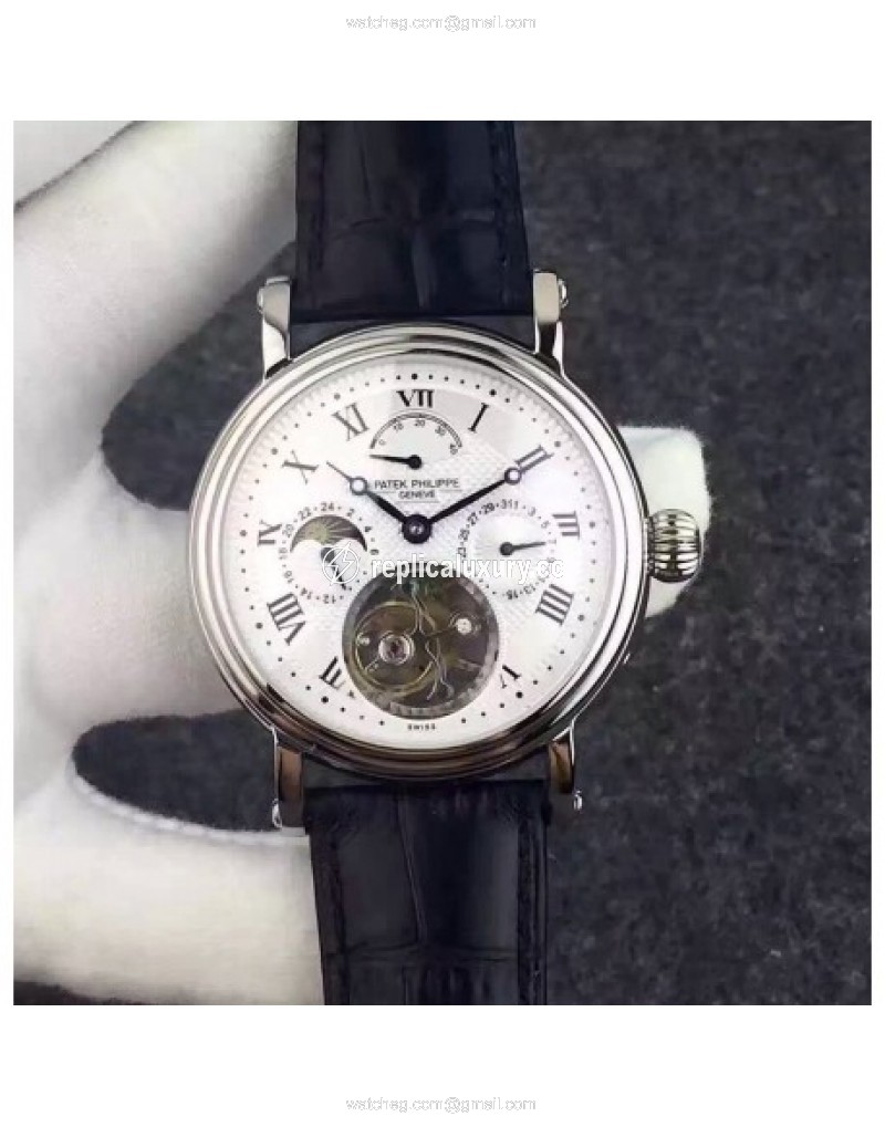 Patek Philippe Grand Complication Tourbillon Stainless Steel White 