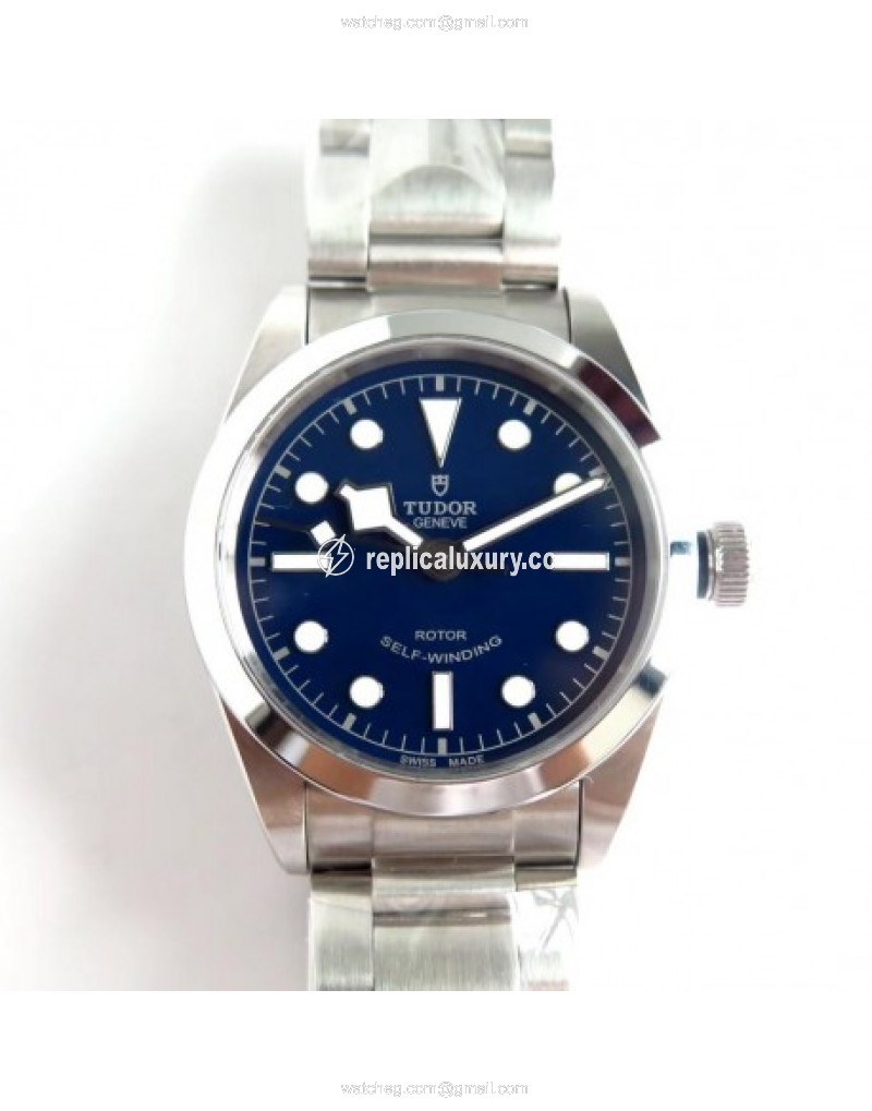 Tudor Heritage Black Bay 36MM 79500-0004 KRF Stainless Steel Blue 