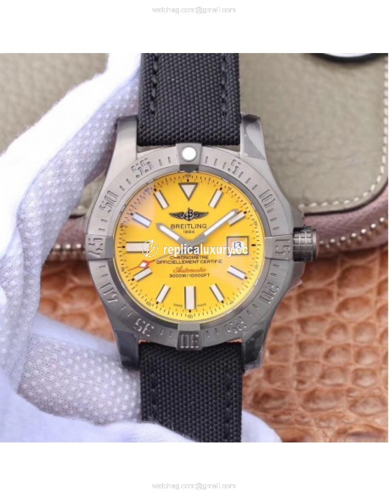 Breitling Avenger II Seawolf A1733110/I519/152S/A20SS.1 Limited Edition GF V2 PVD Yellow 