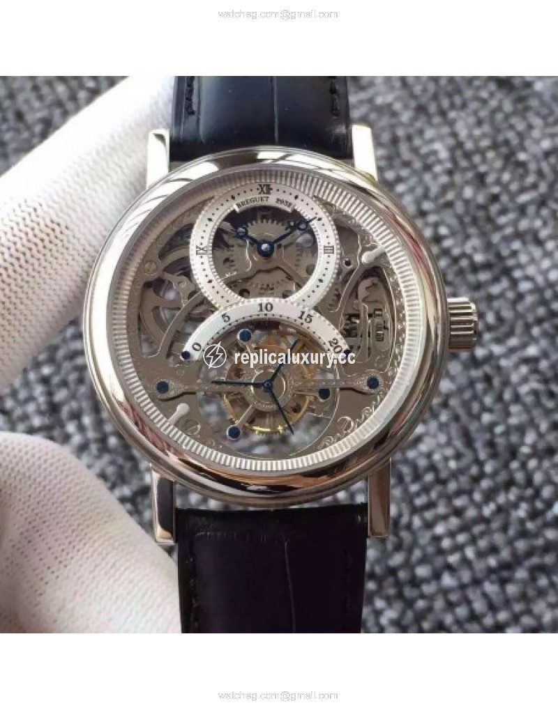 Breguet Grand Complication Tourbillon AX Stainless Steel White Skeleton 