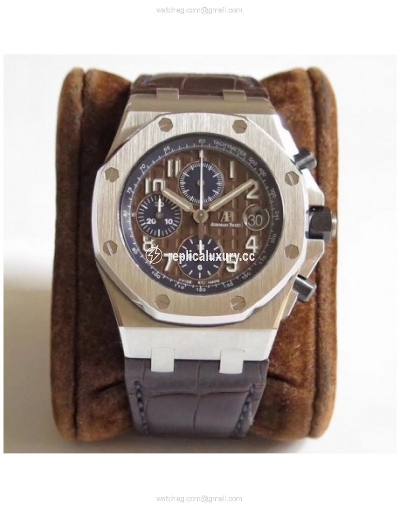 Audemars Piguet Royal Oak Offshore Chronograph 2018 SIHH 26470 JF V2 Stainless Steel Chocolate 