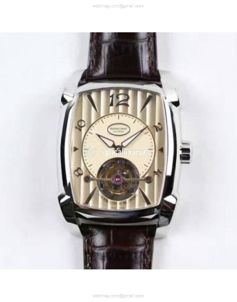 Parmigiani Fleurier Kalpa XL Tourbillon Stainless Steel Cream 