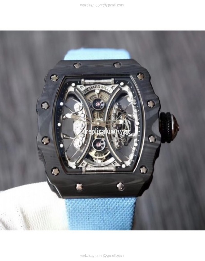 Richard Mille RM53-01 Tourbillon Pablo Mac Donough KV Forged Carbon Skeleton White 