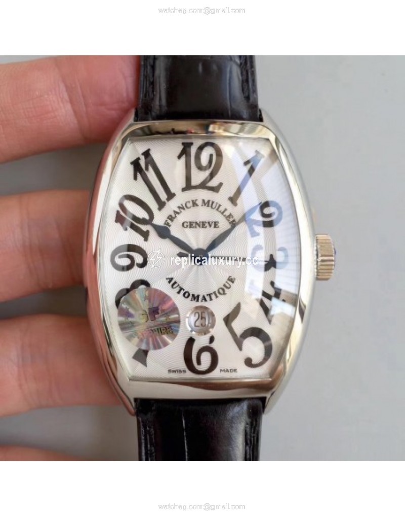 Franck Muller Casablanca Automatique 8880 B SC DT GF Stainless Steel White 