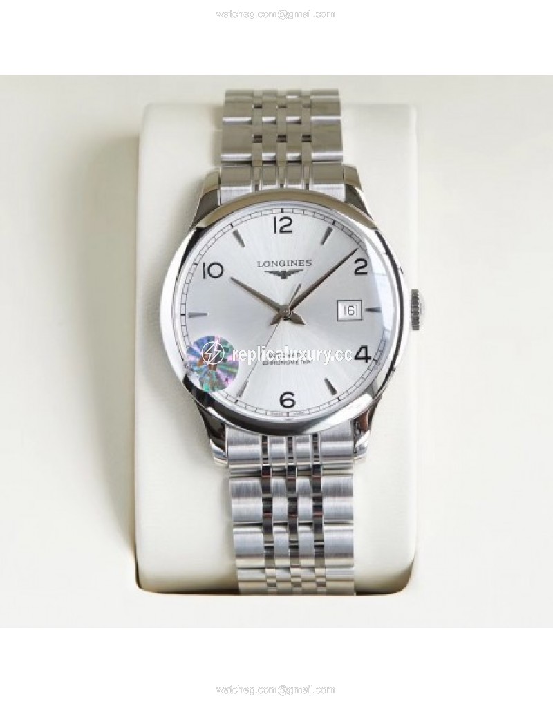 Longines Record L2.821.4.76.6 AF Stainless Steel Silver