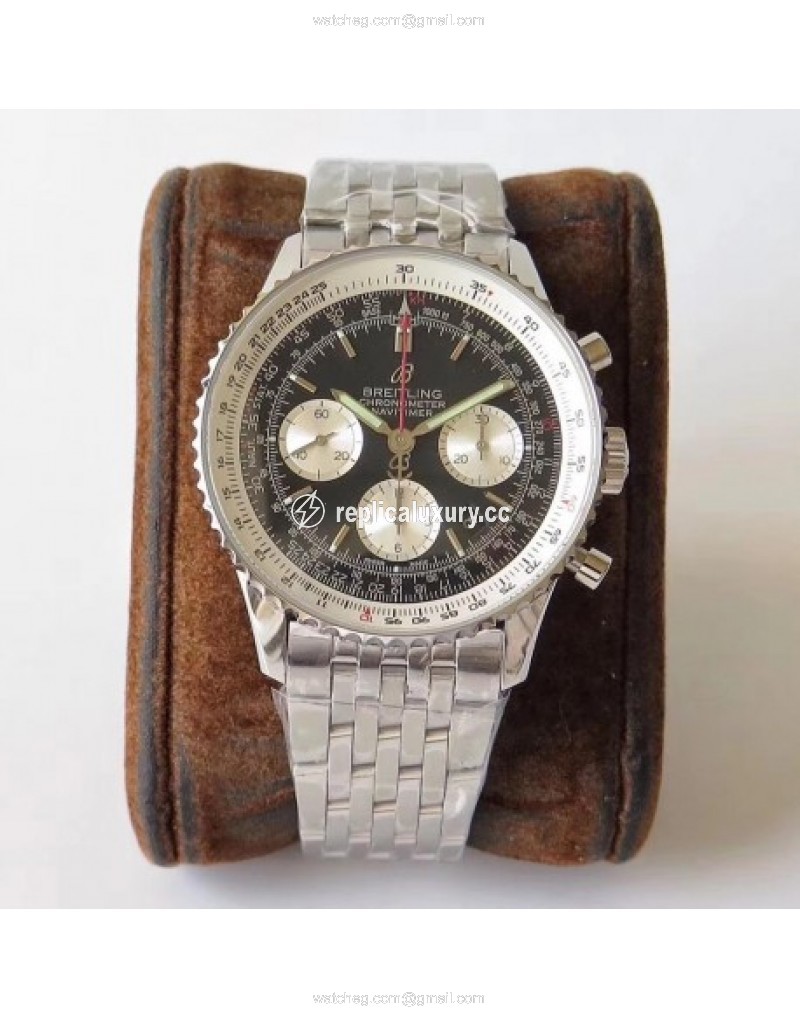 copy of Breitling Navitimer 01 AB0121211B1A1 AI Stainless Steel Black 