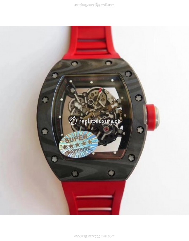 Richard Mille RM055 Bubba Watson KV Forged Carbon Black Skeleton 