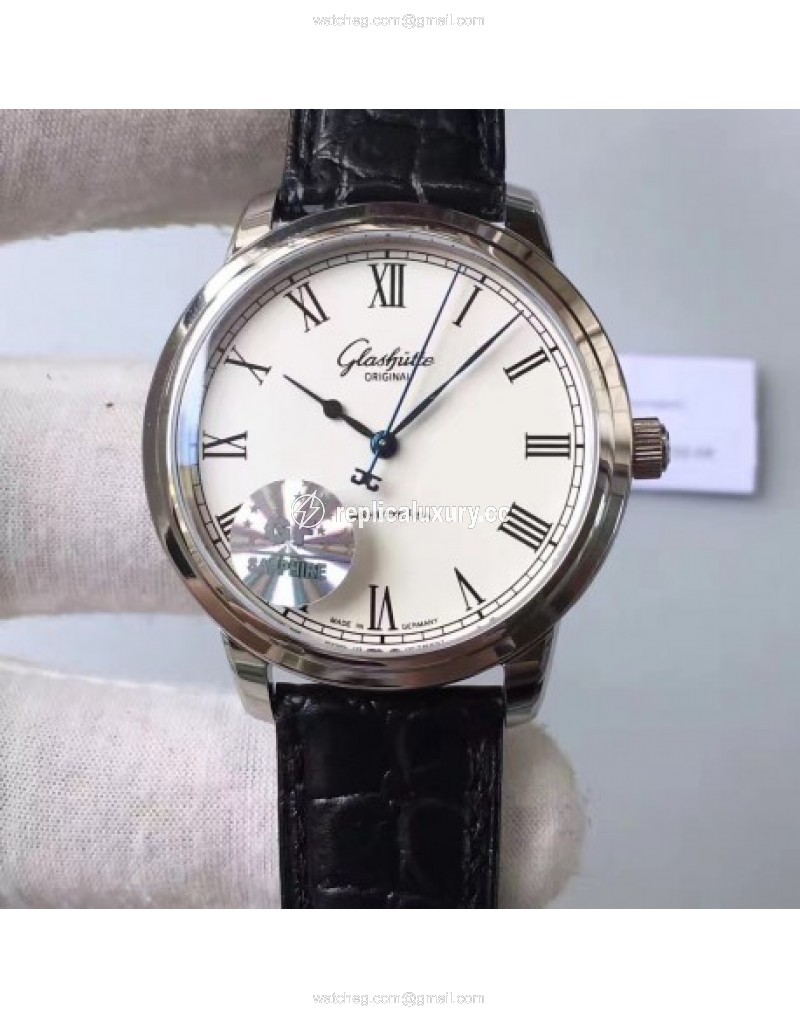 Glashutte Original Senator Excellence V4 1-39-52-01-02-04 GF Stainless Steel White 
