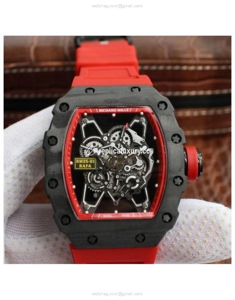 Richard Mille RM035-01 Rafa Forged Carbon Red 