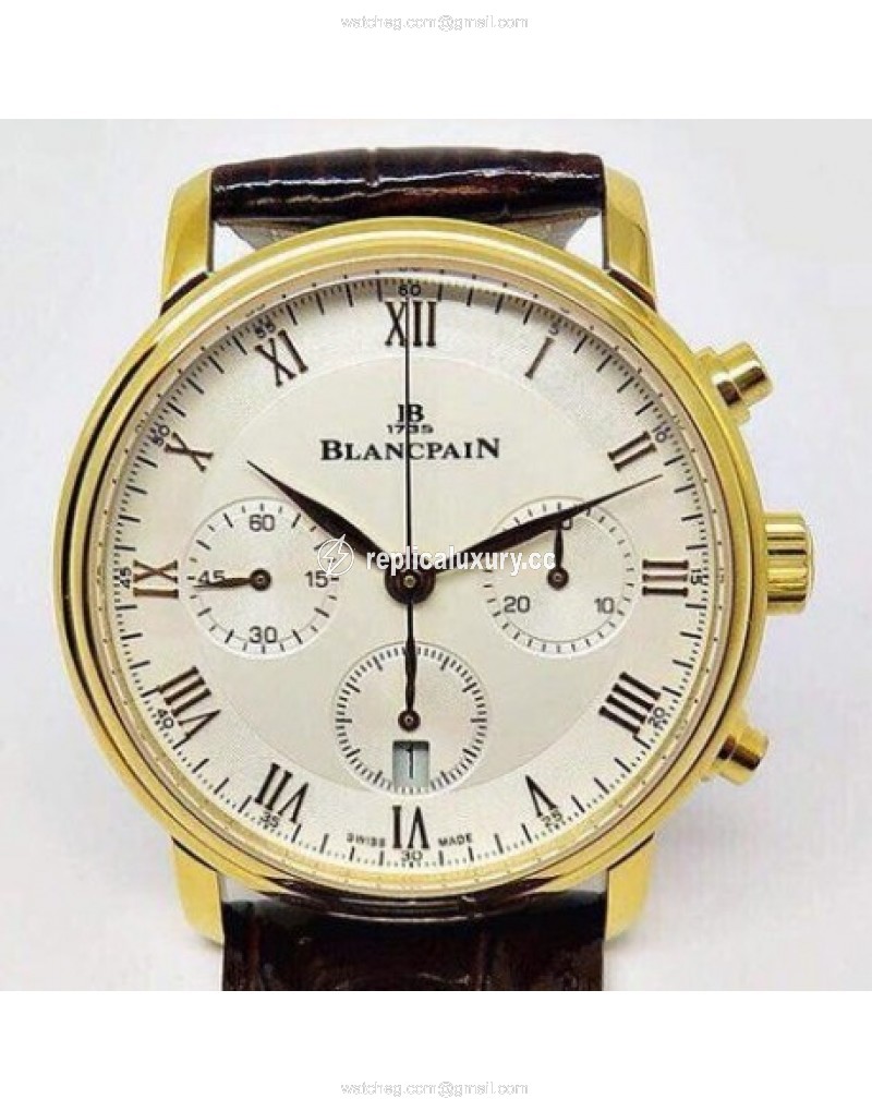 Blancpain Villeret Rose Gold White 