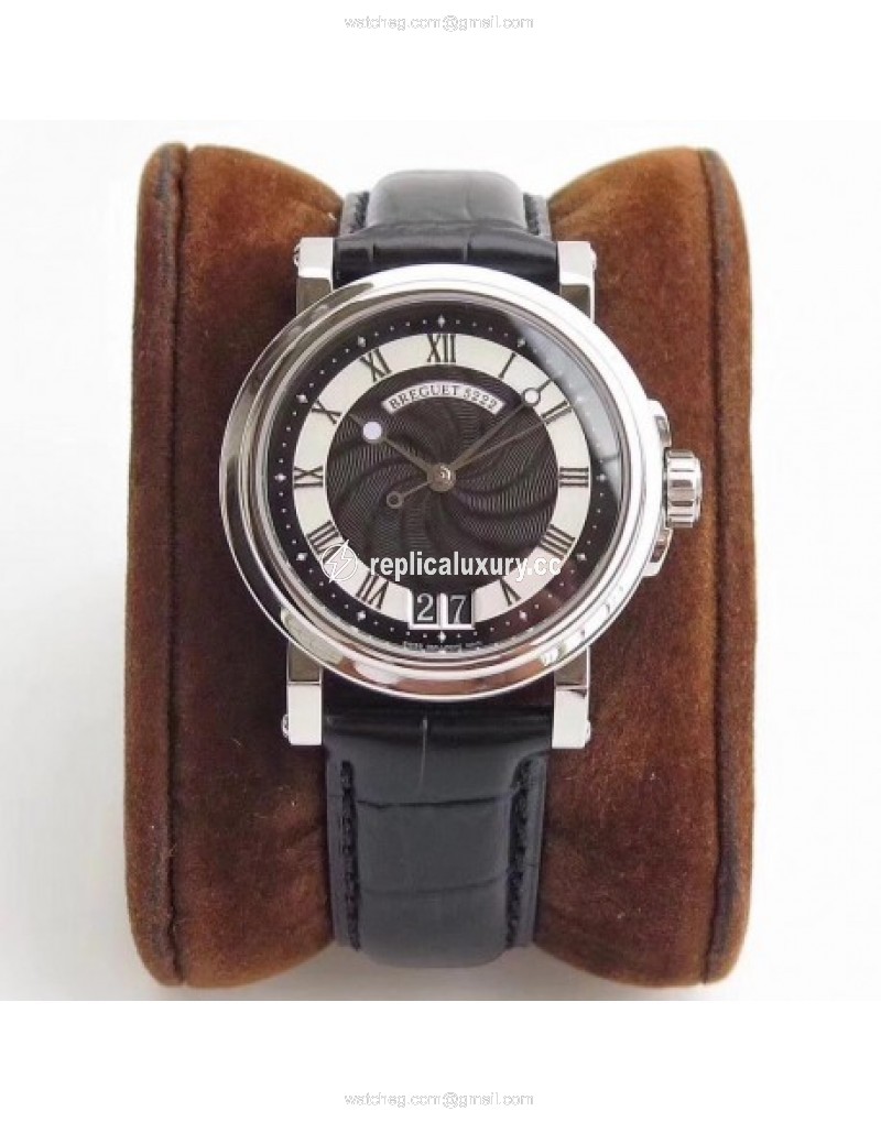 Breguet Marine Big Date 5817ST/92/5V8 ZF Stainless Steel Black 