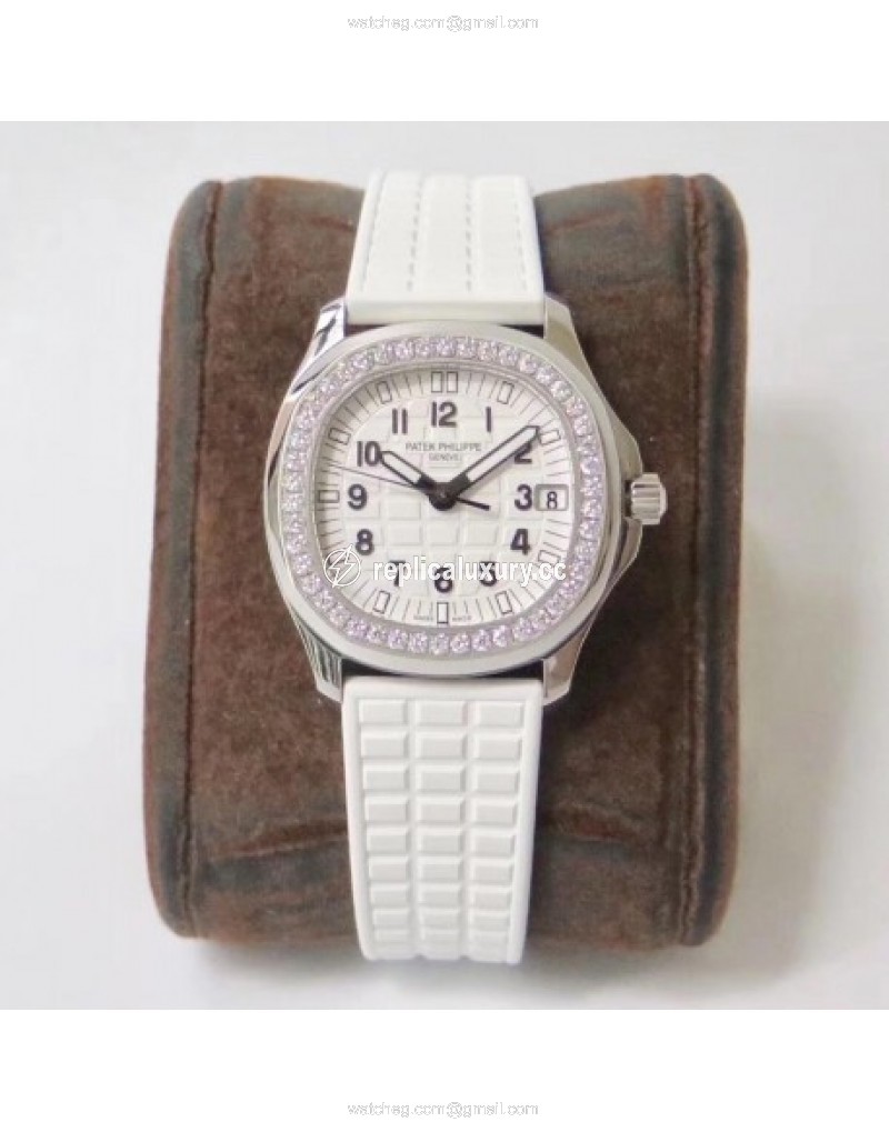 Patek Philippe Aquanaut Luce Ladies 5067 PP Stainless Steel White 