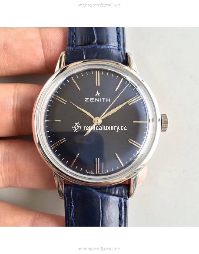 Zenith Elite 6150 150TH Anniversary 03.2272.6150/51.C700 ND Stainless Steel Blue 