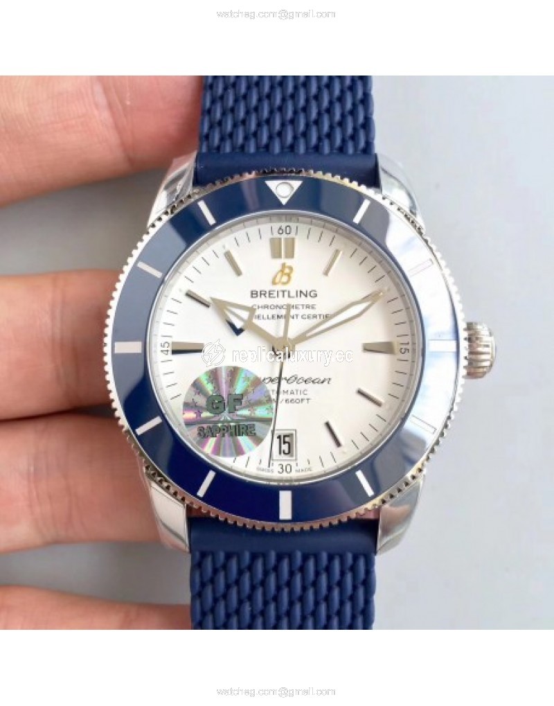 Breitling Superocean Heritage II 42M AB201012 GF Stainless Steel White 