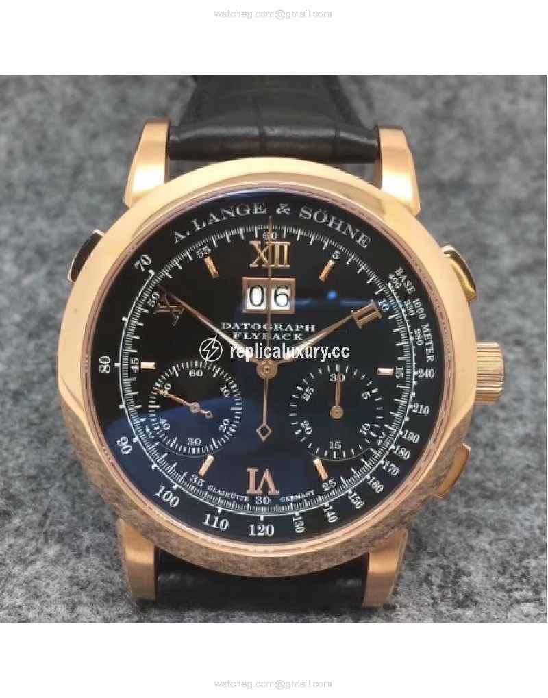 A. Lange & Sohne Datograph Flyback BM Rose Gold Black 