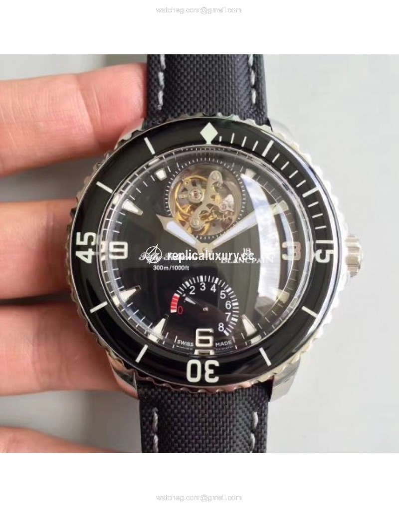 Blancpain Fifty Fathoms Tourbillon 5025-1530-52A ZF Stainless Steel Black 