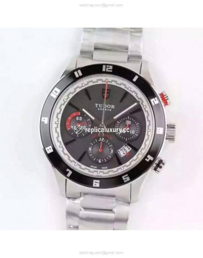 Tudor Grantour Stainless Steel Black 