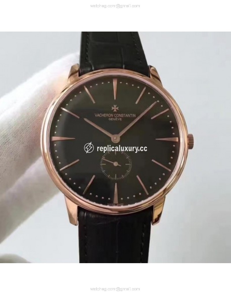Vacheron Constantin Patrimony 1110U/000R-B085 Noob Rose Gold Black 