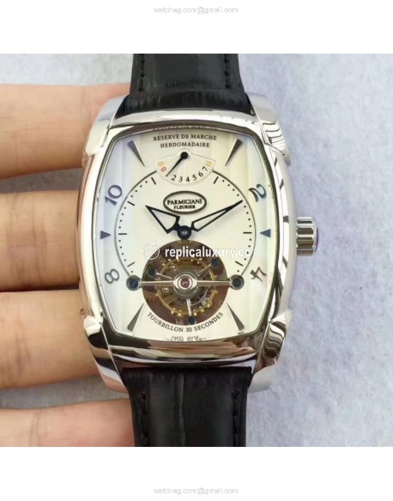 Parmigiani Fleurier Kalpa Grande Tourbillon BM Stainless Steel White 