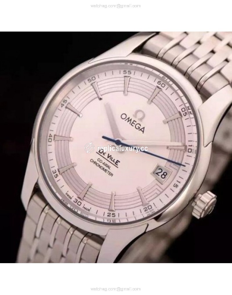 Omega De Ville 41MM Stainless Steel White 
