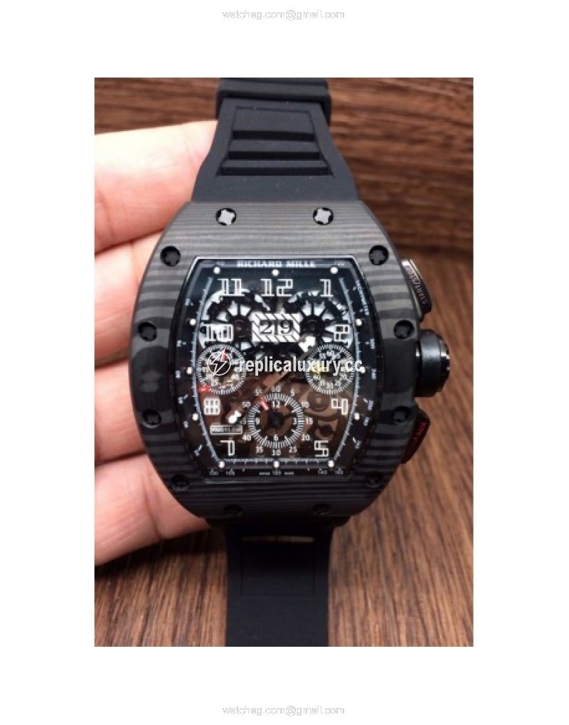 Richard Mille RM011-FM Felipe Massa Chronograph Forged Carbon Black 