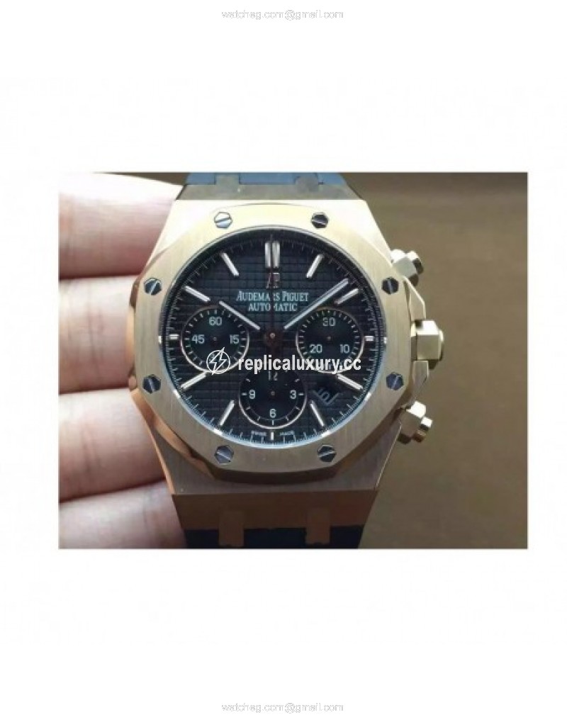 Audemars Piguet Royal Oak Chronograph 26331 Rose Gold Black 