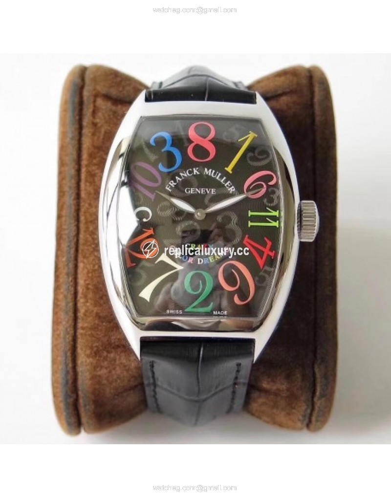 Franck Muller Crazy Color Dreams FM 8880 CH COL DRM AB Stainless Steel Black 