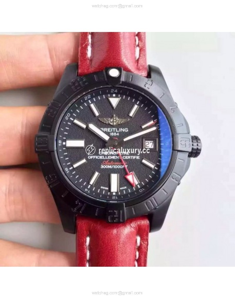 Breitling Avenger II GMT M3239010/BF04/152S/M20SS.1 Noob PVD Black 