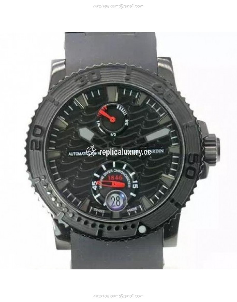 Ulysse Nardin Maxi Marine Diver PVD Black 
