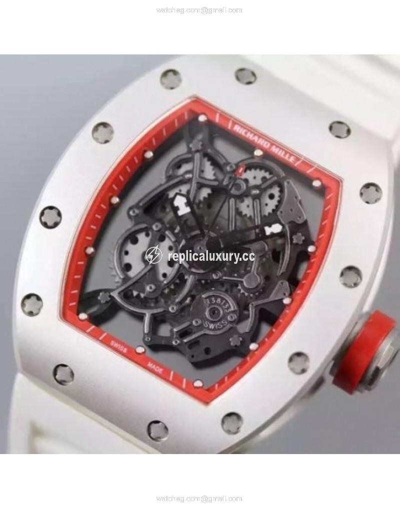 Richard Mille RM035 White PVD Red 