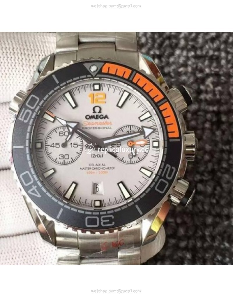Omega Seamaster Planet Ocean 600M Stainless Steel White 