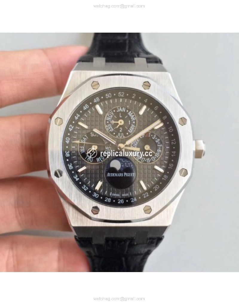 Audemars Piguet Royal Oak Perpetual Calendar 41MM 26574ST.OO.1220ST.02 BF Stainless Steel Black 