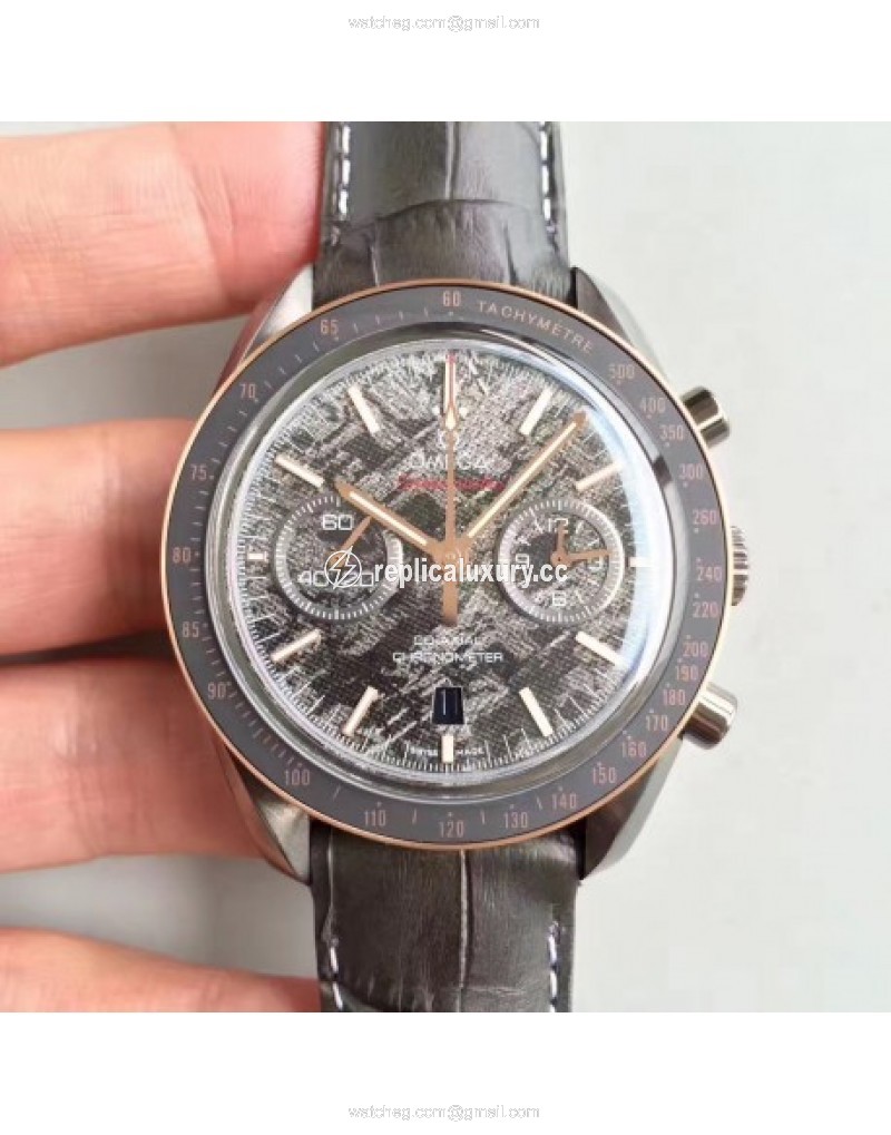 Omega Speedmaster Grey Side of The Moon Meteorite 311.63.44.51.99.002 JH PVD & Rose Gold Grey 