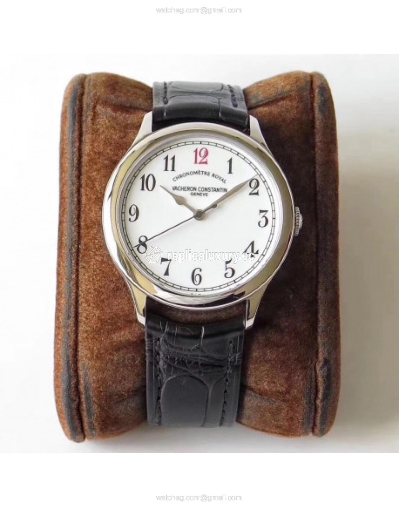 Vacheron Constantin Historiques Chronometre Royal 1907 86122/000R-9362F GS Stainless Steel White 