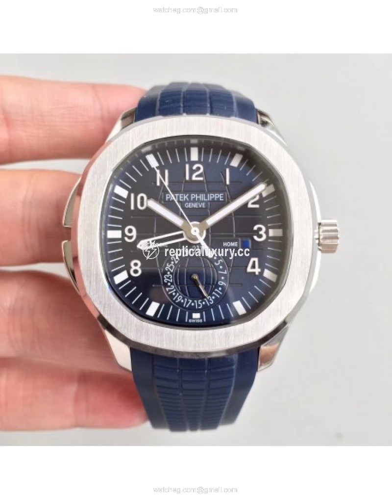 Patek Philippe Aquanaut Travel Time 5164A-001 MP Stainless Steel Blue 