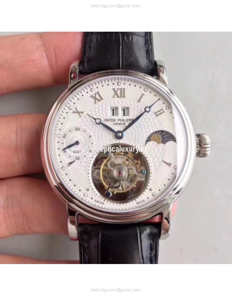 Patek Philippe Grand Complication Tourbillon Noob Stainless Steel White 