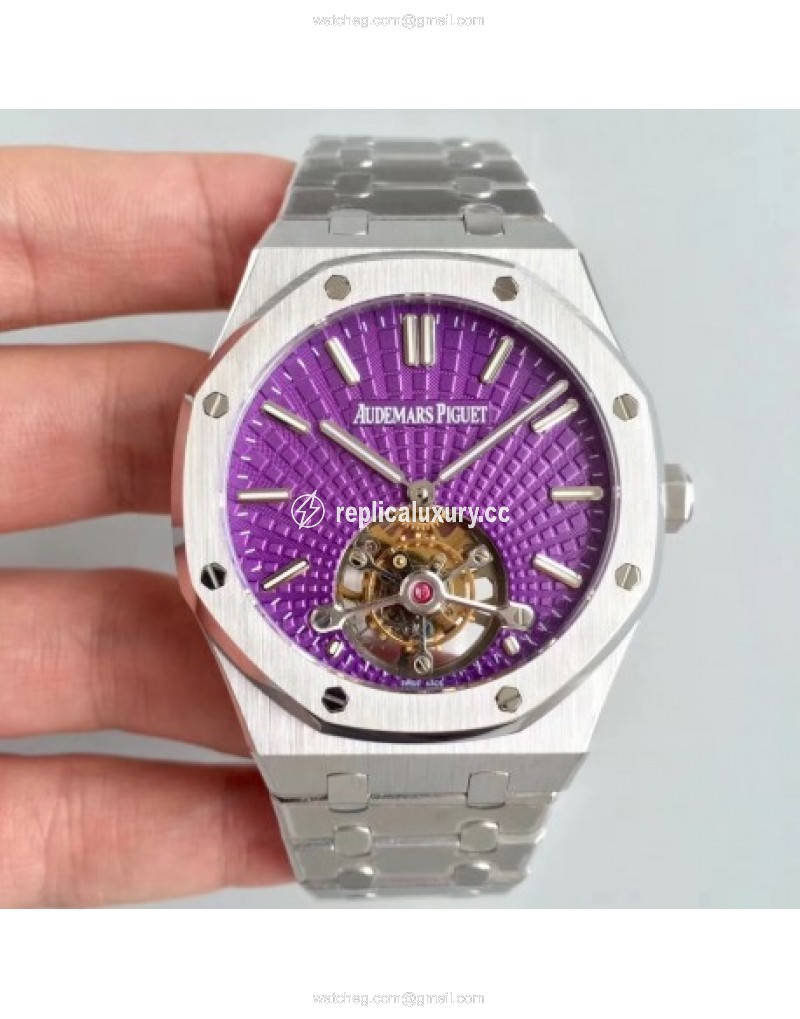 Audemars Piguet Royal Oak Tourbillon Extra Thin 26522 R8 Stainless Steel Violet 