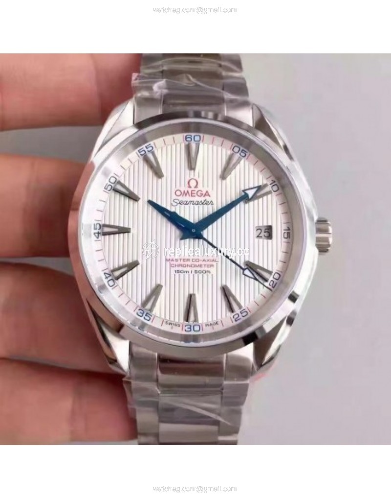 Omega Seamaster Aqua Terra 150M Captain??s Watch Ryder Cup 231.10.42.21.02.002 KW Stainless Steel White 