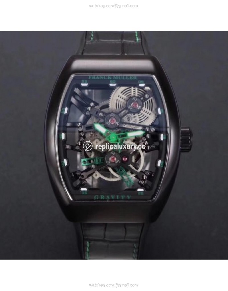 Franck Muller Vanguard Gravity Skeleton V 45 T GRAVITY CS SQT Noob PVD Skeleton 