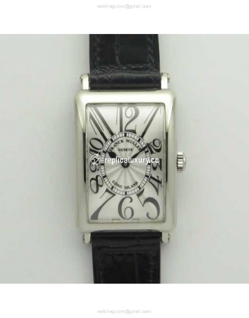 Franck Muller Ladies Long Island 1952 952 QZ GF Stainless Steel Silver 