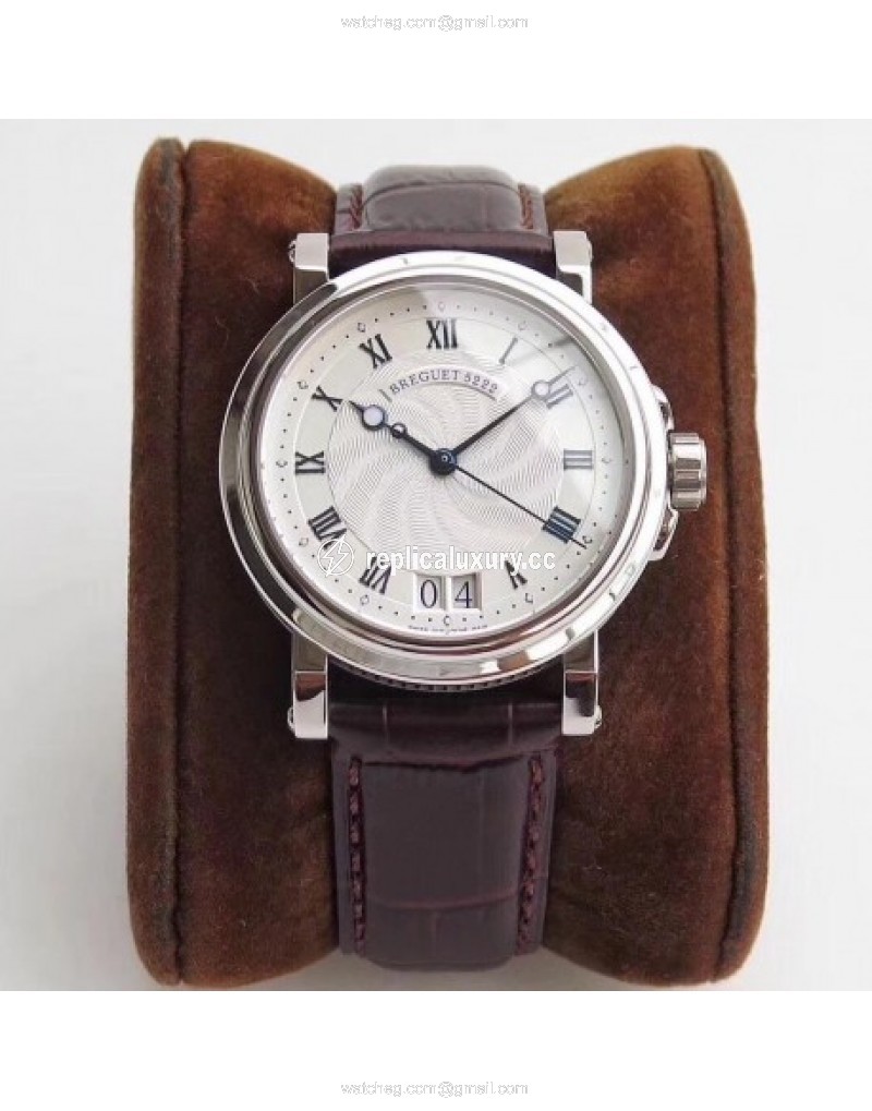 Breguet Marine Big Date 5817 5817ST/12/5V8 ZF Stainless Steel Silver 