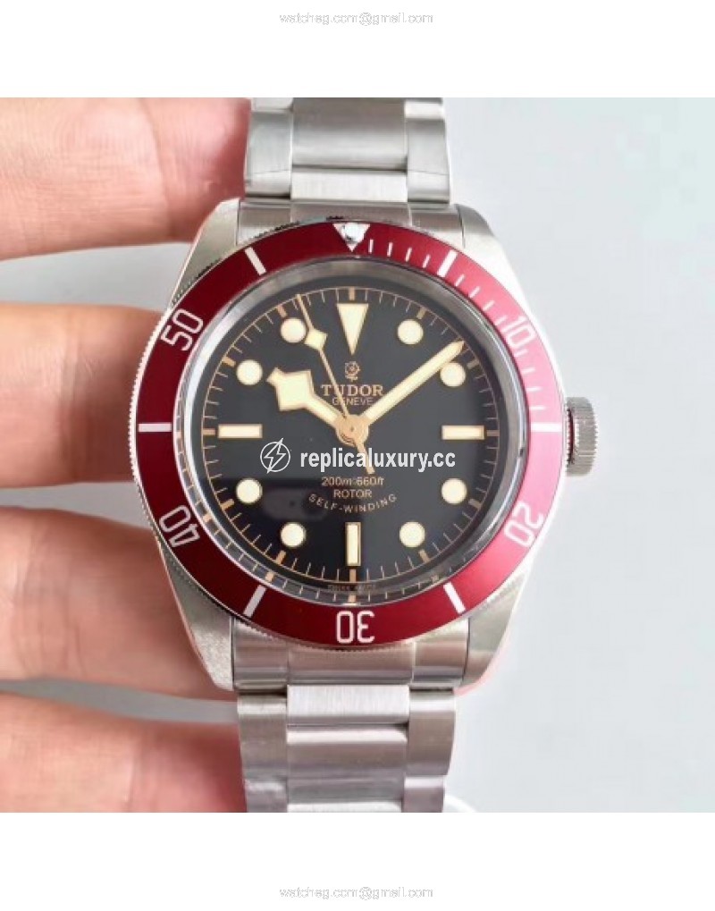 Tudor Heritage Black Bay Red 79230R ZF V4 Stainless Steel Black 