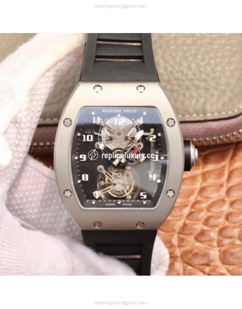 Richard Mille RM001 Tourbillon JB Stainless Steel Black 