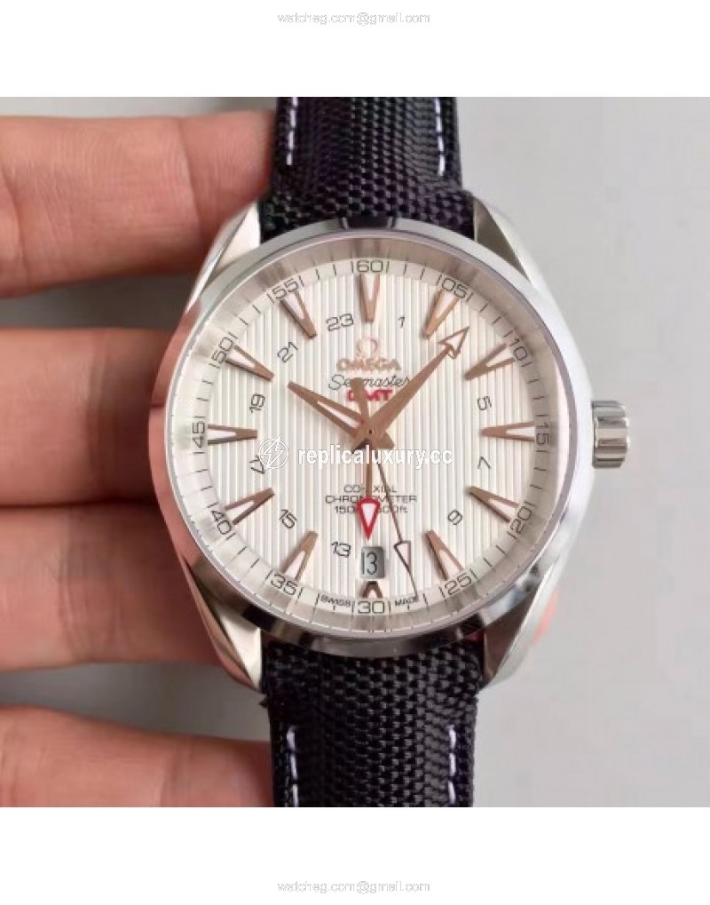 Omega Seamaster Aqua Terra 150M GMT 231.92.43.22.04.001 43MM JH Stainless Steel White 