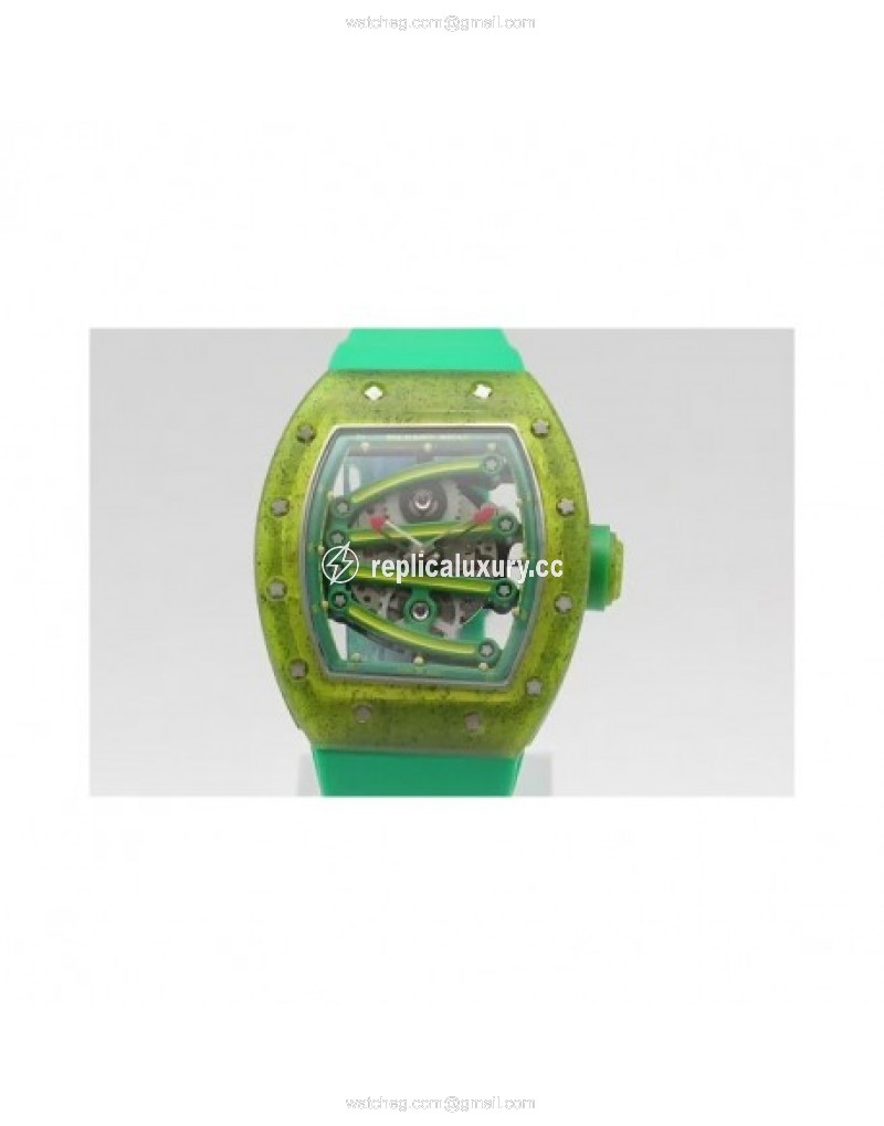 Richard Mille RM 59-01 Tourbillon Yohan Blake Translucent Green Composite Skeleton Green 
