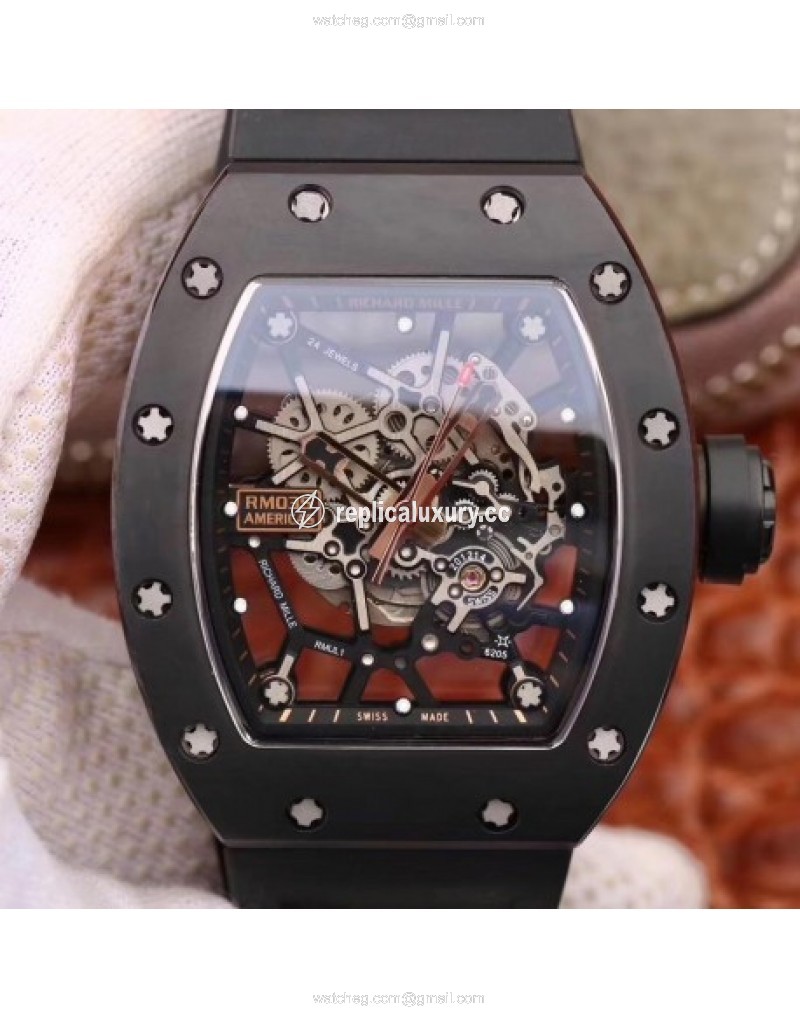 Richard Mille RM35-02 Americas KV Ceramic & Rose Gold Skeleton 
