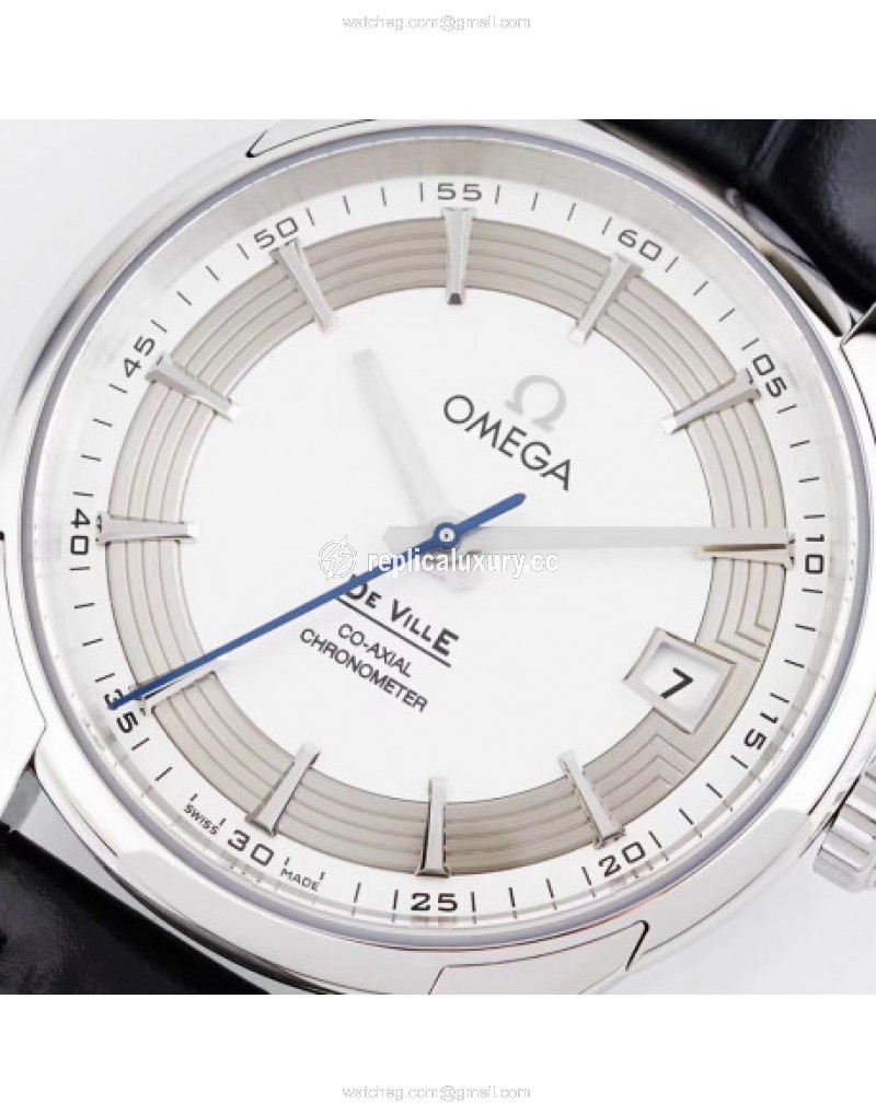 Omega De Ville Hour Vision Co-Axial 41MM 431.33.41.21.02.001 AC Stainless Steel Silver 