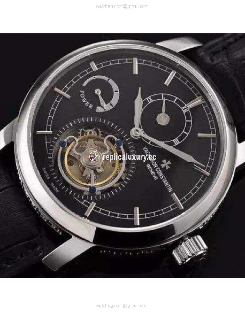 Vacheron Constantin Patrimony Tourbillon Stainless Steel Black 